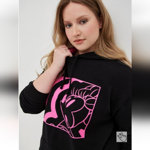 Drop Shoulder Hoodie - Disney Minnie Mouse - Picture 4 of 5